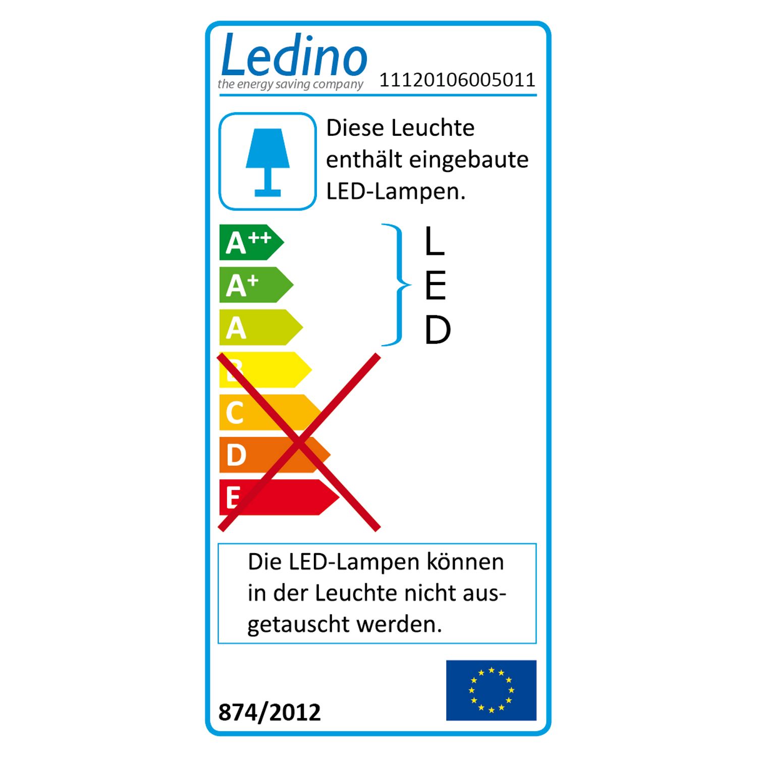 Ledino LAIM 10SCI LED schijnwerper met sensor 10W 6500K Zilver