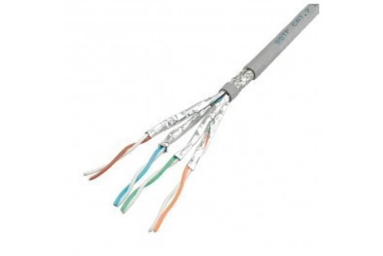 Belden S/FTP Cat6a netwerk kabel grijs 10m