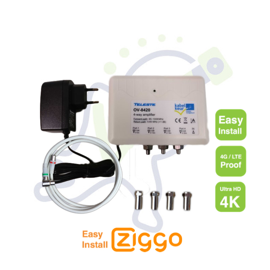 Antenneversterker Ziggo OV-8420 Easy Install
