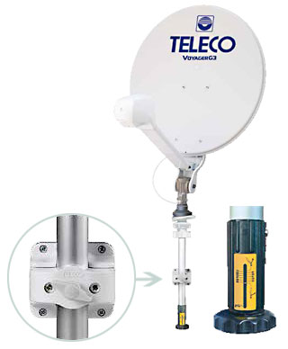 Teleco Voyager G3 65 handbediende schotelantenne
