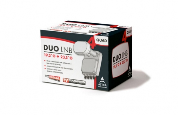 Duo LNB Quad Astra 1 en 3