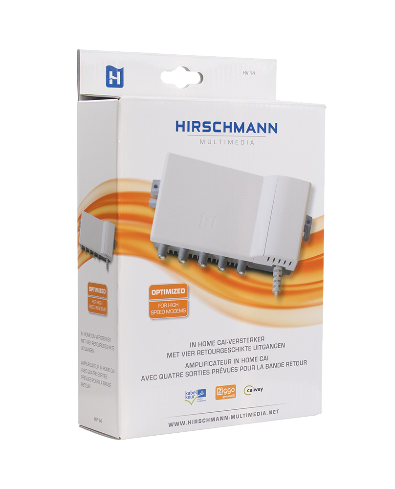 plakboek schetsen Blanco Hirschmann HV14 antenneversterker (4002044194277) | KabelOutlet.com