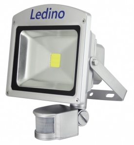 LED schijnwerper 20W 1700 lm 3000K warm wit met sensor