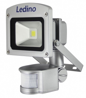 LED schijnwerper 10W 850 lm 3000K warm wit met sensor