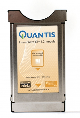 Actie! Quantis CI+ 1.3 module voor interactieve tv