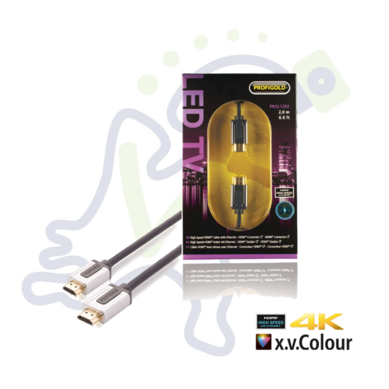 Profigold PROL1202 High Speed HDMI kabel met ethernet 2m