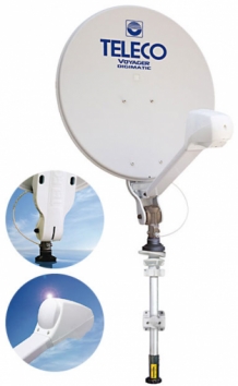 Teleco Voyager Digimatic 85 met DSF90E HD handbediende schotelantenne