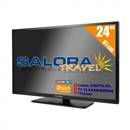 Salora 24 inch Travel HD LED Tv 12v - 230v