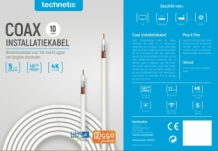 Technetix COAXIH coax installatiekabel 4G ZIGGO 10m