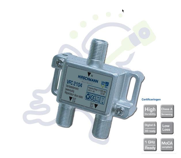 VFC 2104 Hirschmann tweeweg verdeelelement