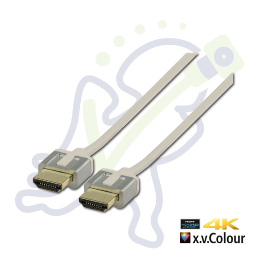 Profigold PROM 1212 High Speed HDMI kabel met ethernet Wit 2m