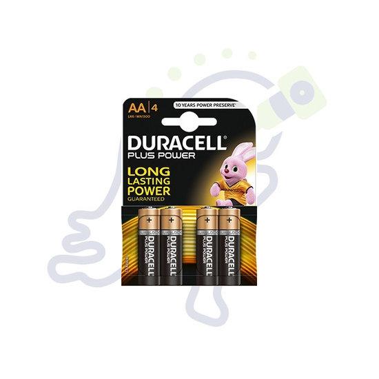 Duracell Plus Power AA penlite batterijen 4 stuks
