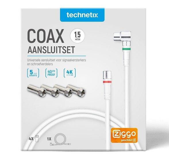 Technetix aansluitset voor antenneversterker