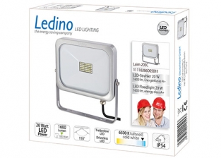 Ledino Laim 20SC Ledino Schijnwerper 20W 1600 lumen 6500K helder wit 230v