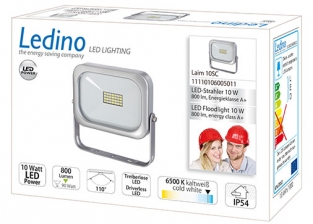 Ledino Laim 10SC LED Schijnwerper 10W 800 lumen 6500K helder wit 230v