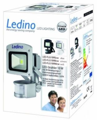 LED schijnwerper 10W 900 lm 6000K helder wit met sensor