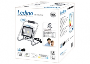 Ledino LED FLB30Scw Bouwlamp / schijnwerper 30W 6000K 230V