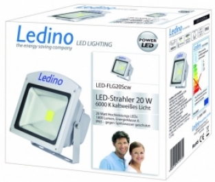 Ledino LED schijnwerper 20W 1800 lumen 6000K helder wit 230v